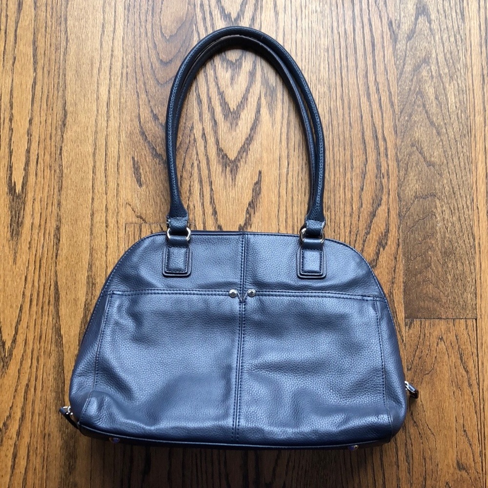 Tignanello purse leather purse navy